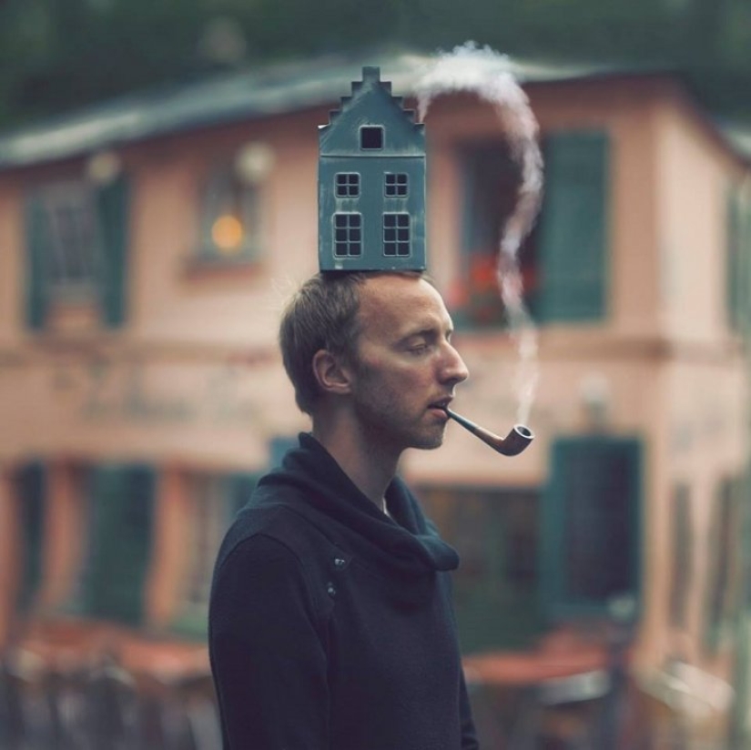 Realidad de adentro hacia afuera: fabulosos collages de fotos de Vincent Burillon