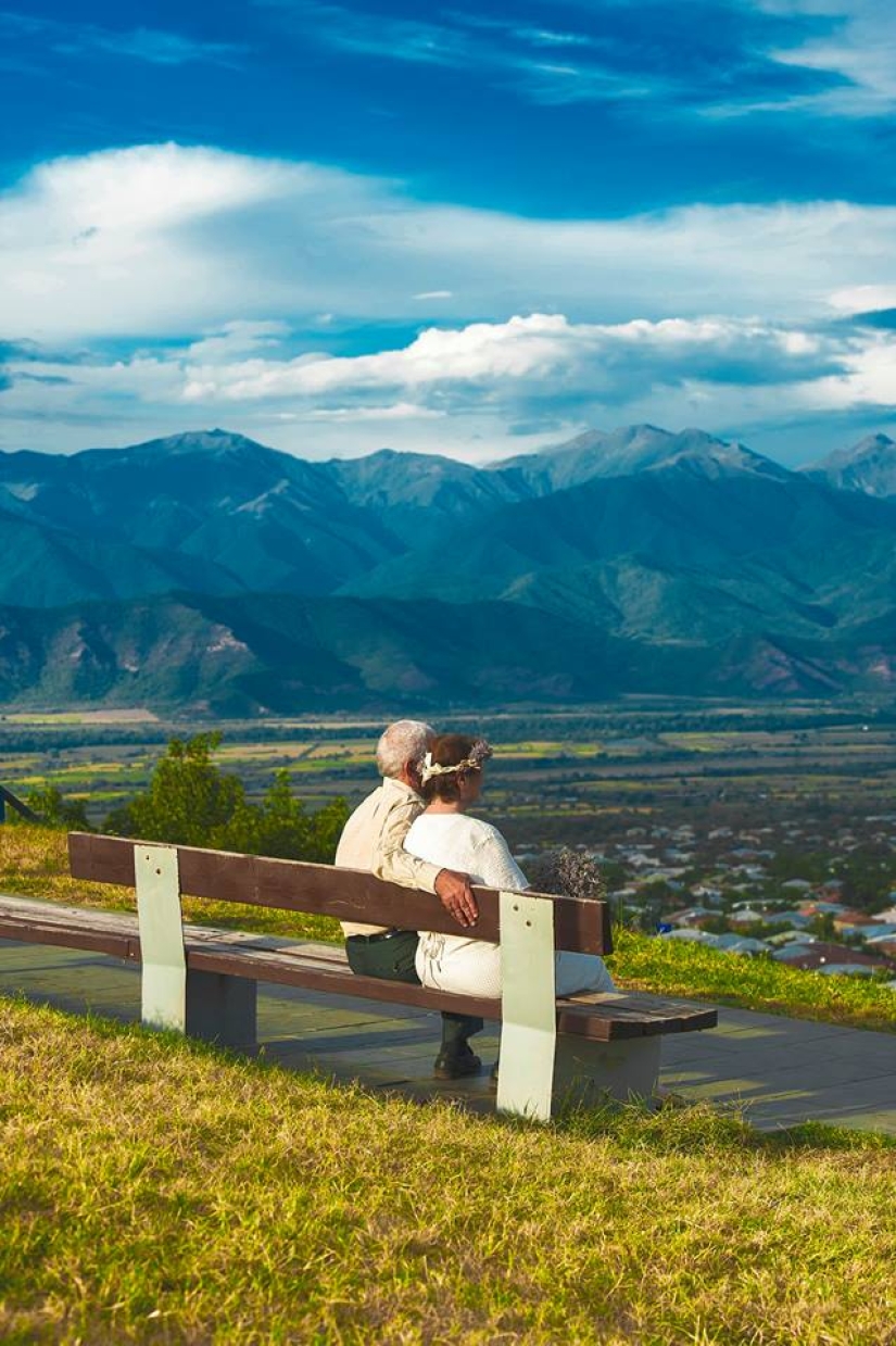 Recién casados de edad: Pareja georgiana se casó después de 55 años juntos Recién casados de edad: Pareja georgiana se casó después de 55 años juntos