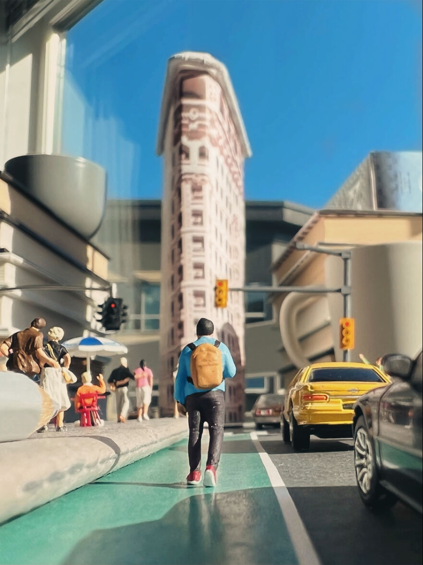 Recreo lugares de todo el mundo en mi escritorio usando miniaturas, y aquí están los mejores