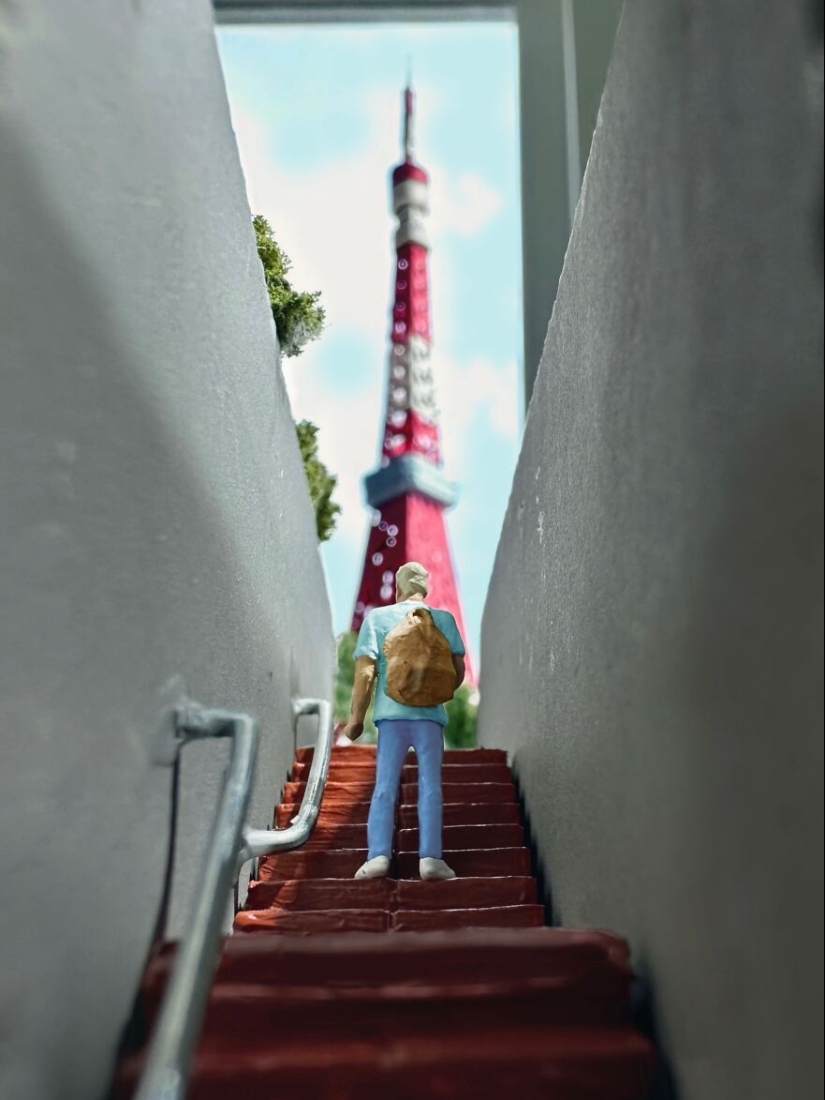 Recreo lugares de todo el mundo en mi escritorio usando miniaturas, y aquí están los mejores