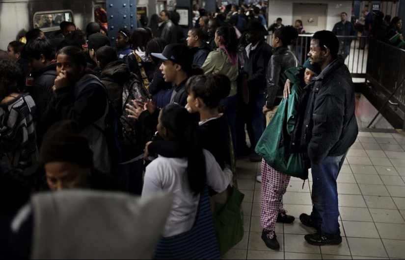 Relaciones familiares de vagabundos del metro de Nueva York