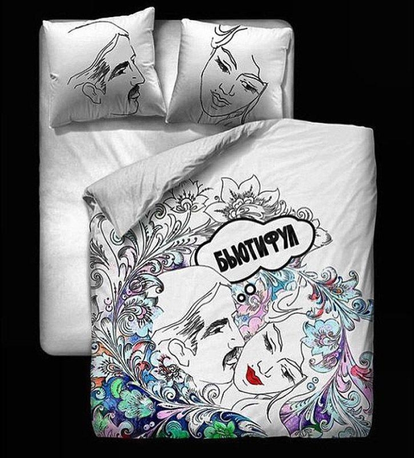 Ropa de cama creativa de Denis Simachev Ropa de cama creativa de Denis Simachev