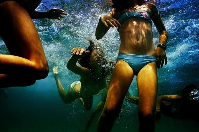 Running under the waves