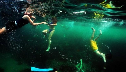 Running under the waves