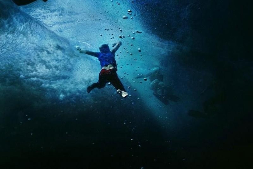 Running under the waves