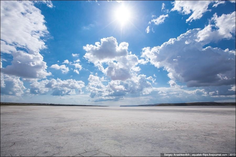 Salt deserts of Crimea Salt deserts of Crimea