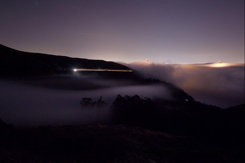 San Francisco in the fog