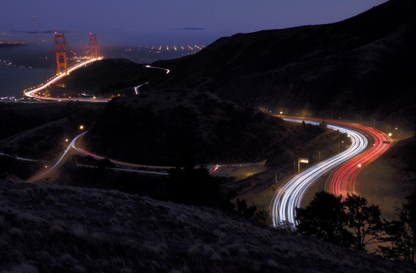 San Francisco in the fog