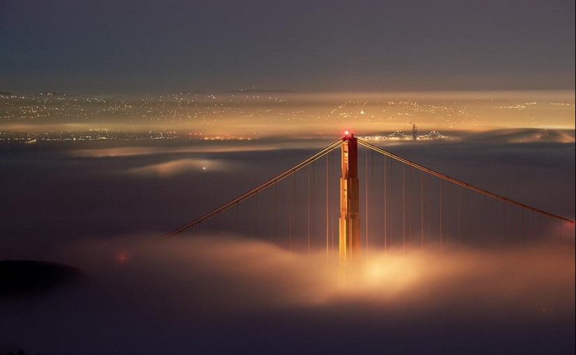 San Francisco in the fog