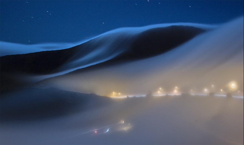 San Francisco in the fog
