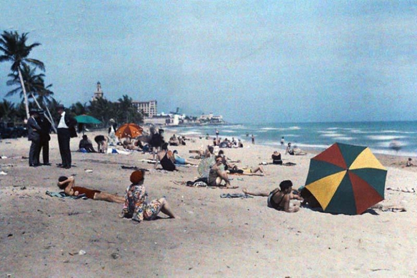 San Petersburgo y otras ciudades de Florida en 1929 en fotografías a color