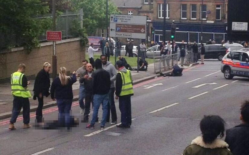 Sangriento asesinato en Londres: asesinos con cuchillas ni siquiera intentaron escapar
