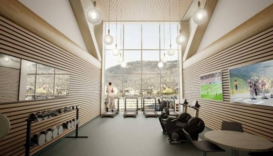 Scandinavian design, or The tallest Treet house will be built in the town of Bergen