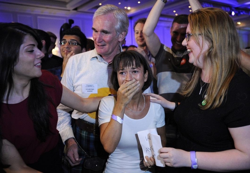 Scottish reaction to independence referendum results