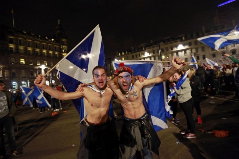 Scottish reaction to independence referendum results
