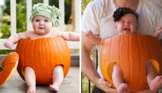 Sesiones de fotos para niños: expectativas versus dura realidad