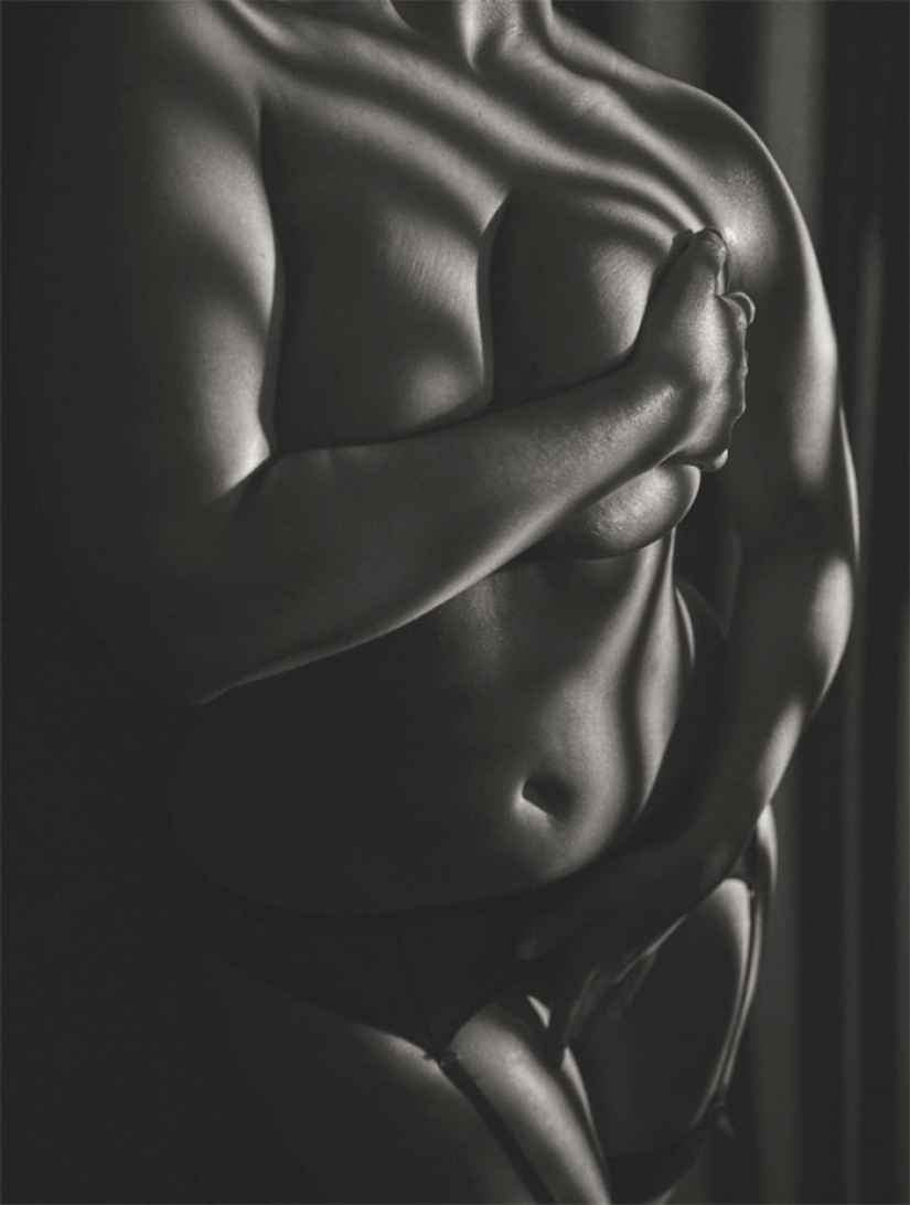 Sexualidad en el cuerpo: sincera sesión de fotos en blanco y negro de la modelo de tallas grandes Ashley Graham