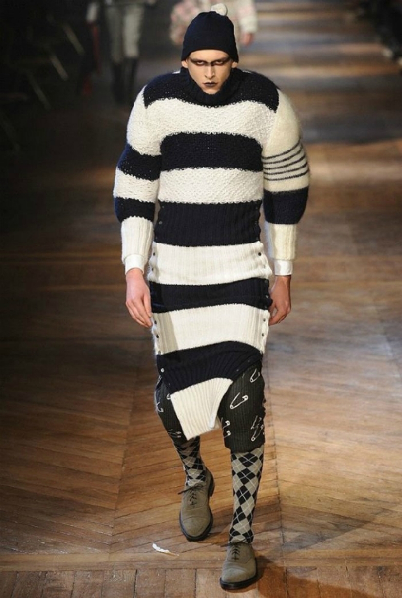 Shameful! How fashion designers mock men