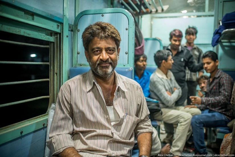 Shared carriage of an Indian train