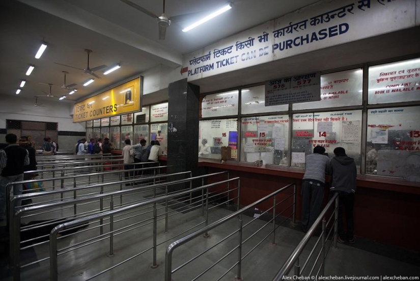 Shared carriage of an Indian train