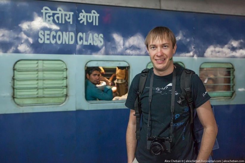 Shared carriage of an Indian train