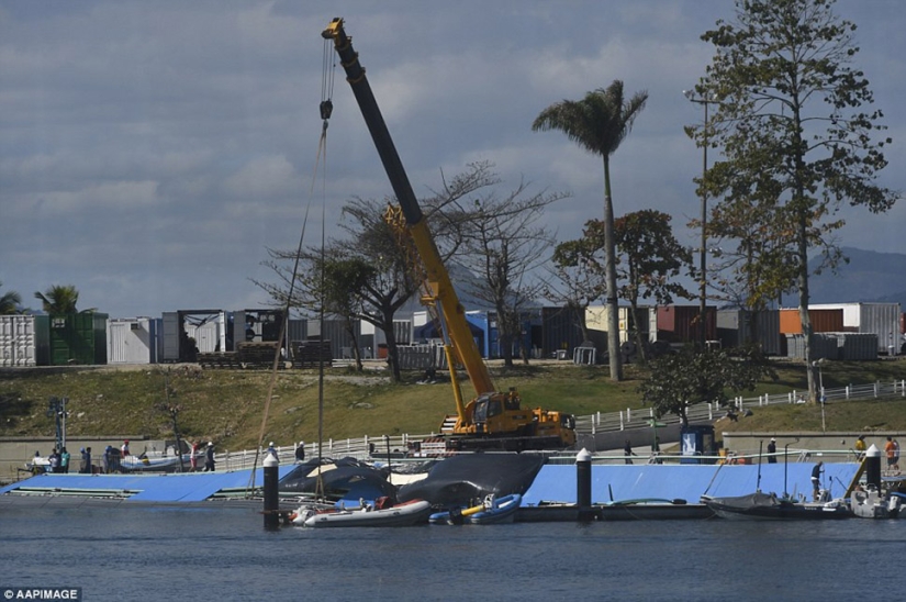 Shocking pictures of what athletes will have to swim in in Rio