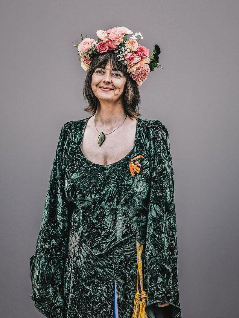 Shreks, elderly informals and other characters from the holiday Jack in green