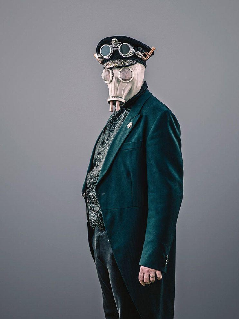 Shreks, elderly informals and other characters from the holiday Jack in green