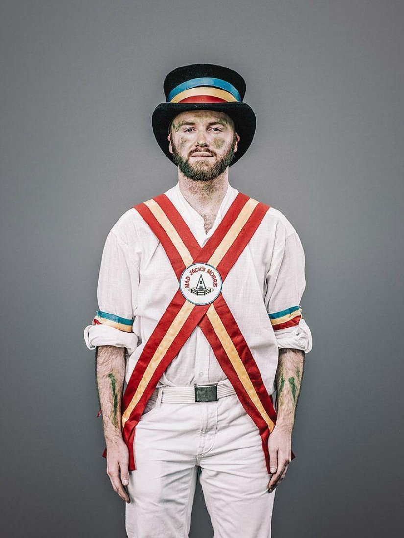 Shreks, elderly informals and other characters from the holiday Jack in green