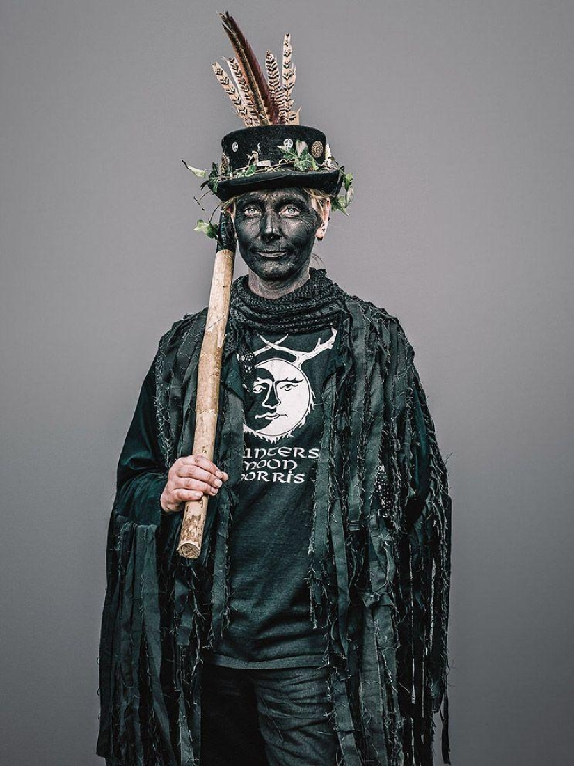 Shreks, elderly informals and other characters from the holiday Jack in green