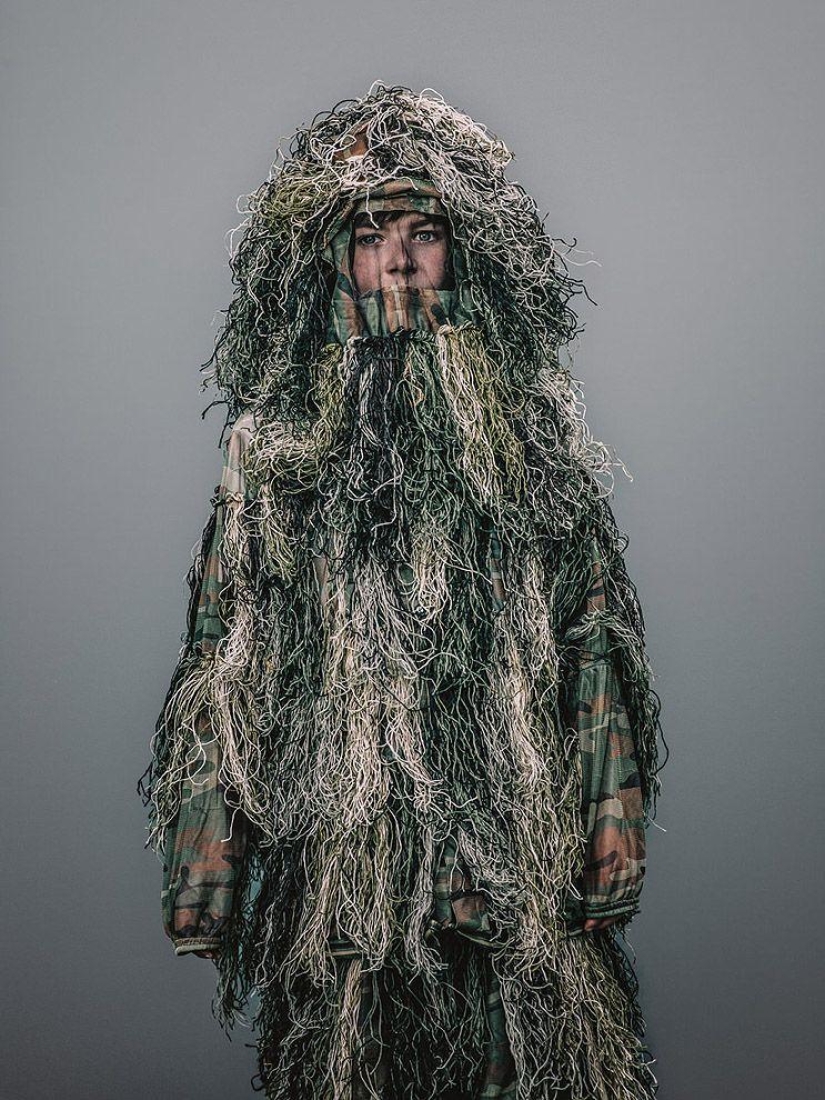 Shreks, elderly informals and other characters from the holiday Jack in green