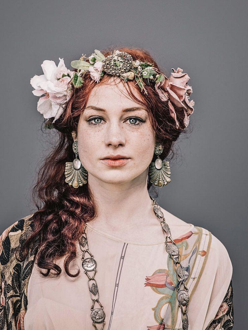 Shreks, elderly informals and other characters from the holiday Jack in green