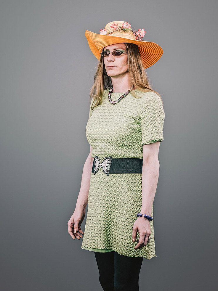 Shreks, elderly informals and other characters from the holiday Jack in green