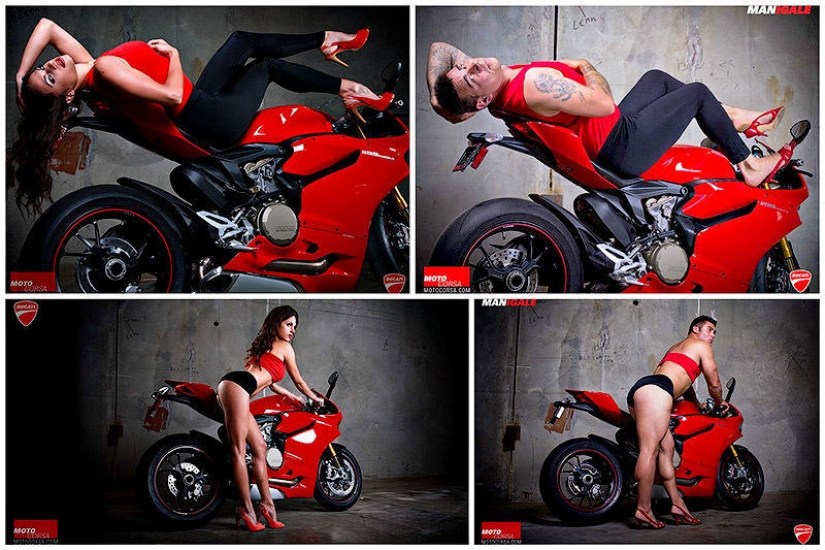 Si los hombres anunciaran motocicletas
