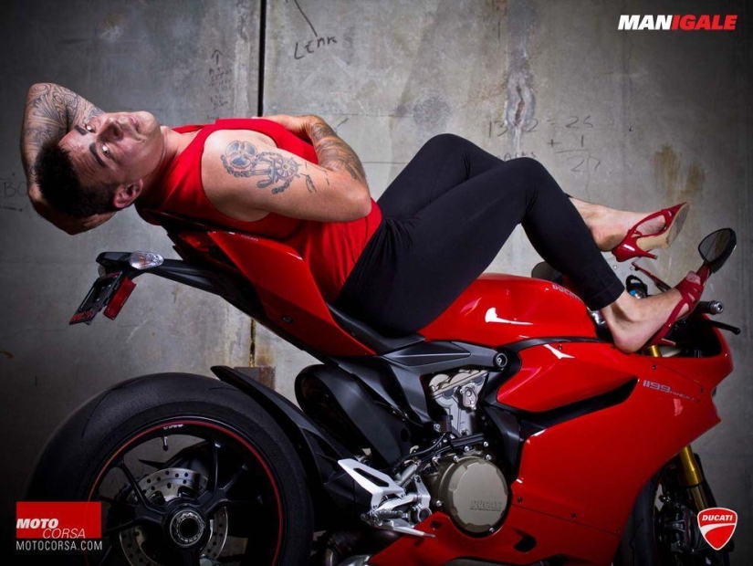 Si los hombres anunciaran motocicletas