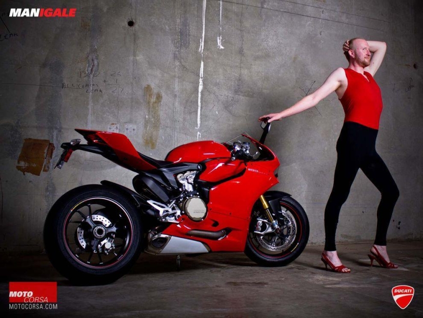 Si los hombres anunciaran motocicletas
