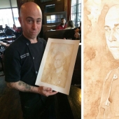 Si solo beber cerveza ya te resulta aburrido, tal vez... ¿empezar a dibujar con ella?