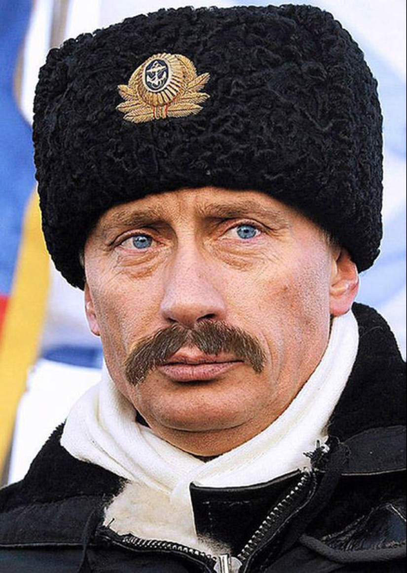Sitio inusual de fanáticos del bigote para Putin