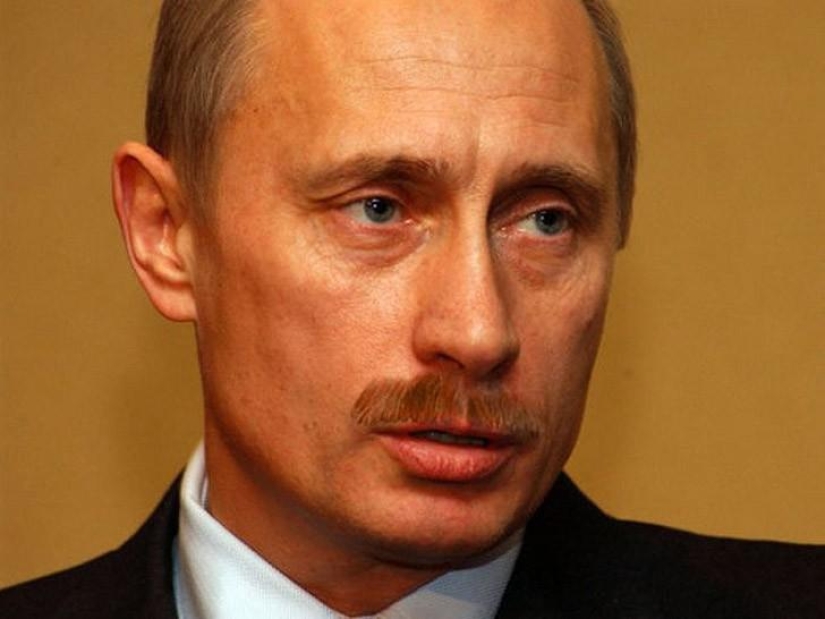 Sitio inusual de fanáticos del bigote para Putin