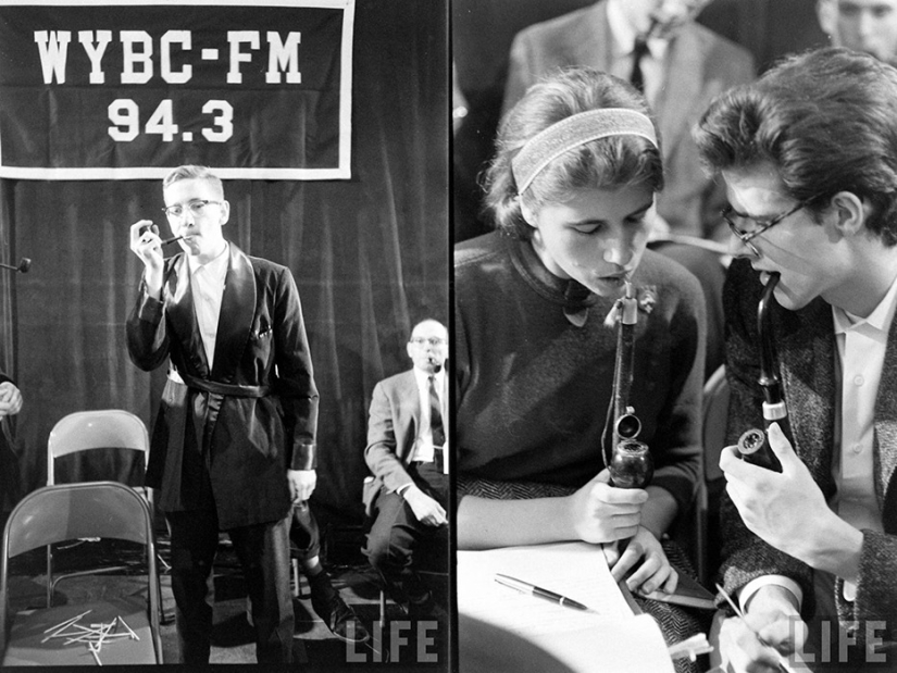 Smoke with a rocker: how smoking competitions were held in the USA of the 50s