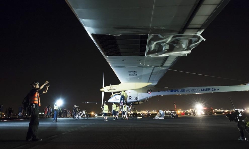 Solar Impulse completó su histórico vuelo sobre EE. UU.