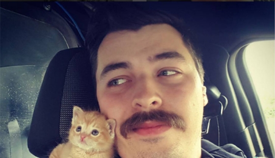 South Carolina Cop Rescues a Kitten and Takes Him on as a Partner South Carolina Cop Rescues a Kitten and Takes Him on as a Partner