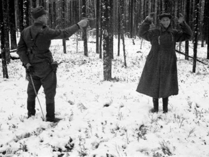 Soviet intelligence officer laughs before being shot — and other amazing photos of the Second World War Soviet intelligence officer laughs before being shot — and other amazing photos of the Second World War