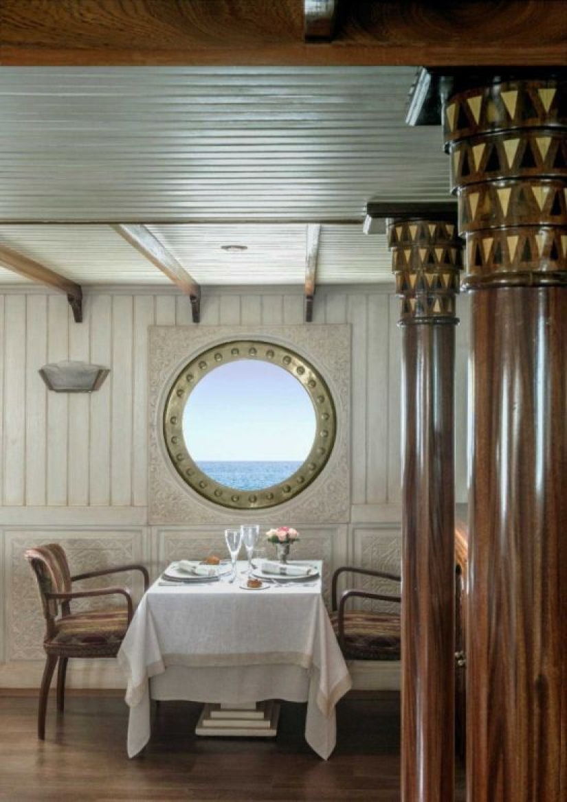 Soviet reconnaissance ship turned into a super-luxury yacht
