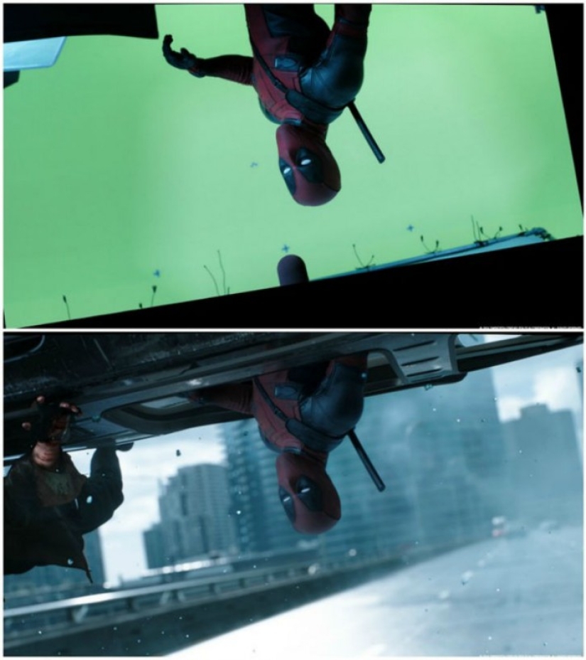 Special effects in movies: how they filmed the movie "Deadpool" Special effects in movies: how they filmed the movie "Deadpool"