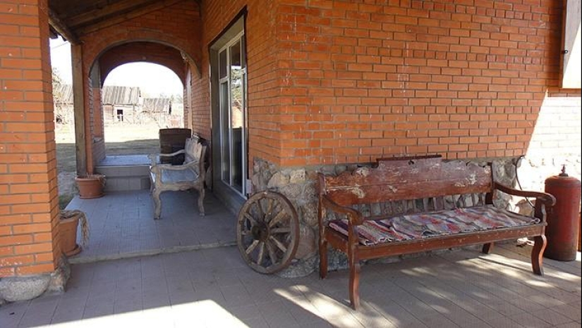Spring day in the Russian village