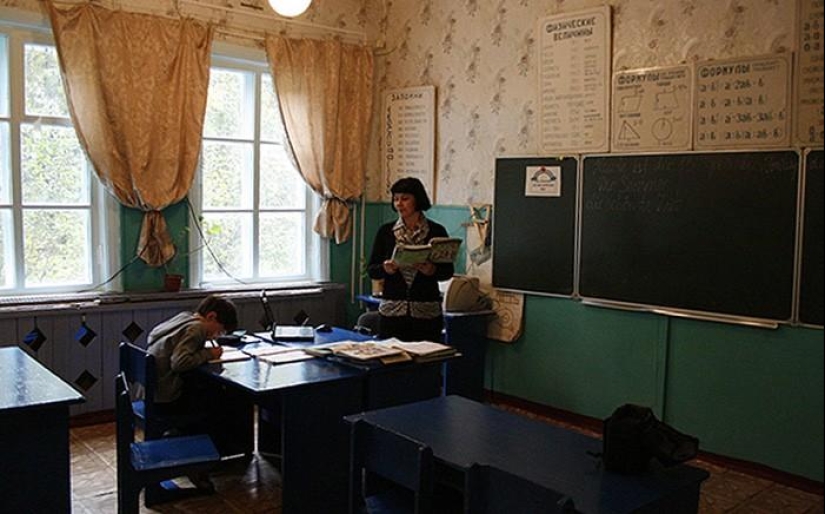 Spring day in the Russian village
