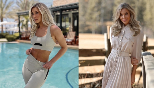 Squatting: Austrian fitness model Stephanie Davies, whose figure inspires a million people to exercise Squatting: Austrian fitness model Stephanie Davies, whose figure inspires a million people to exercise