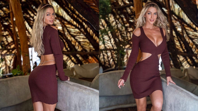 Squatting: Bulgarian fitness model Yanita Yancheva, who inspires millions of people to exercise with her figure