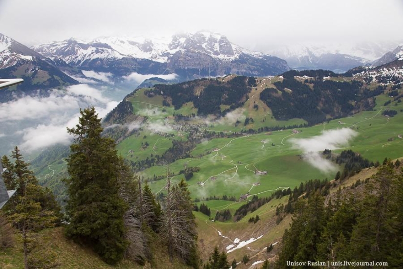 Stanserhorn Cabrio - two-story cable car cabin